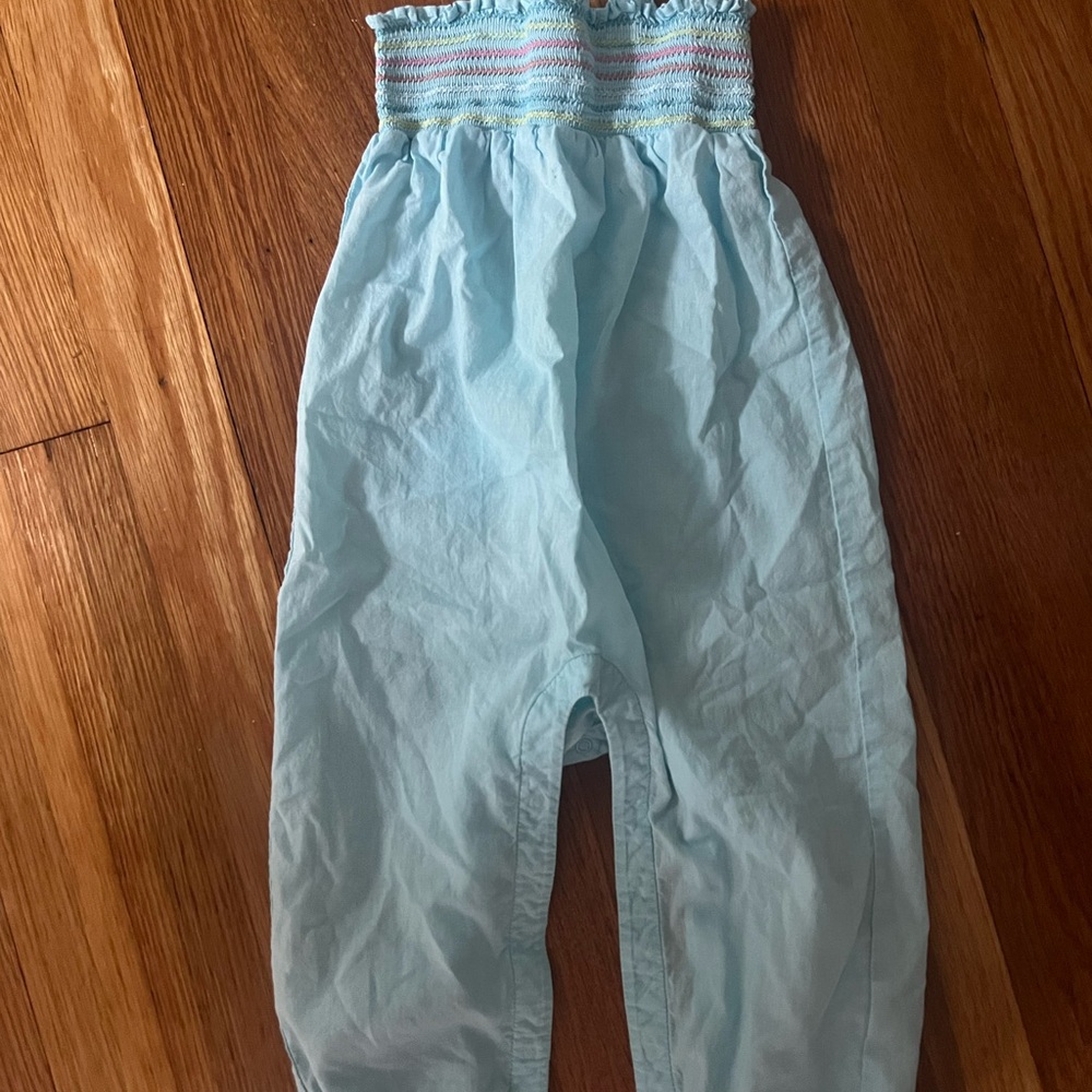 Janie and Jack Blue Jumpsuit with Relaxed Fit